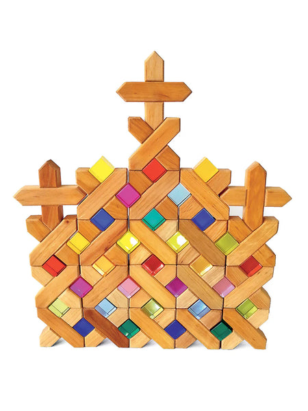 BAUSPIEL | Lucite Cubes | 100 Piece Set
