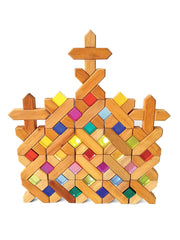 BAUSPIEL | Lucite Cubes | 100 Piece Set