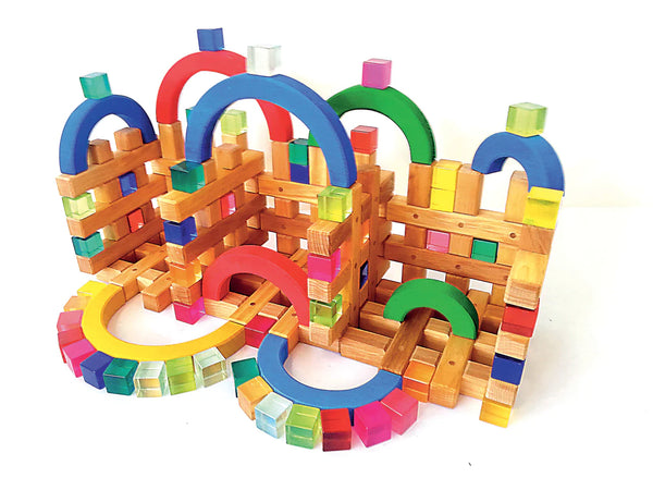BAUSPIEL | Lucite Cubes | 100 Piece Set
