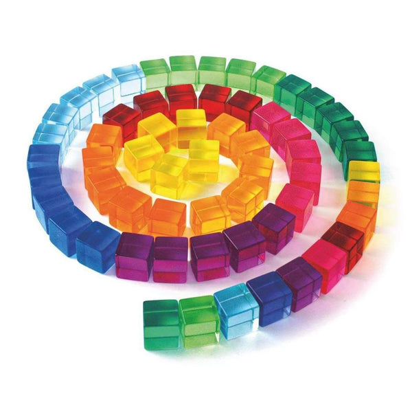 BAUSPIEL | Lucite Cubes | 100 Piece Set