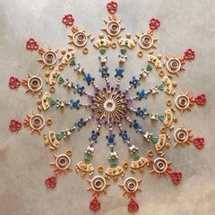 GRAPAT | Mandala Pieces | Orange Cone