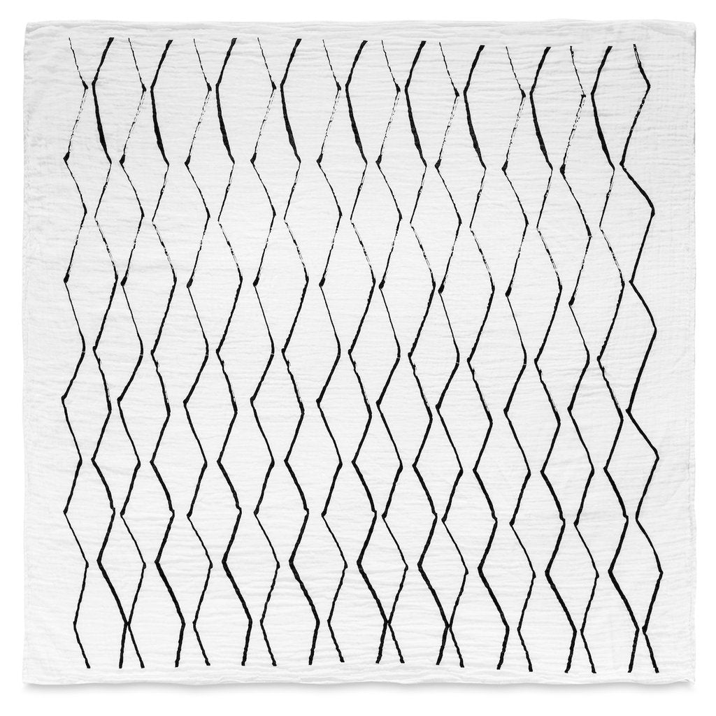 MODERN BURLAP Organic Cotton Muslin Swaddle Moroccan