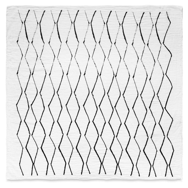 MODERN BURLAP Organic Cotton Muslin Swaddle Moroccan