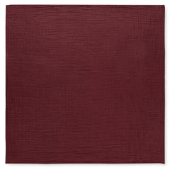 MODERN BURLAP Organic Cotton Muslin Swaddle Maroon