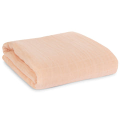 MODERN BURLAP Organic Cotton Muslin Swaddle Dusty Pink