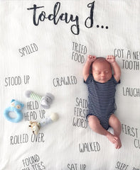 BATZ KIDS |  "Today I" | Milestone Blanket