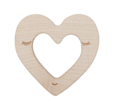 WOODEN STORY Heart Maplewood Teether