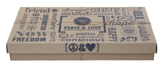WOODEN STORY Blocks Natural Peace & Love 72 pieces