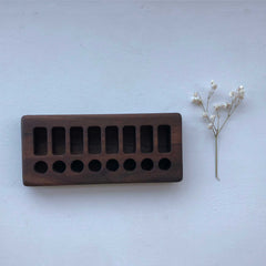 TREASURES FROM JENNIFER | Wooden Beeswax Crayon Holder | 8 Blocks 8 Sticks
