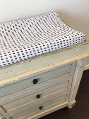 MODERN BURLAP Organic Changing Pad Cover XO