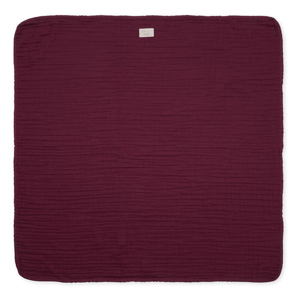 CAM CAM COPENHAGAN | Organic Muslin Blanket 4 Layers | Bordeaux