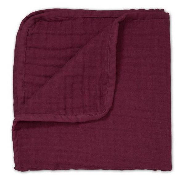 CAM CAM COPENHAGAN | Organic Muslin Blanket 4 Layers | Bordeaux