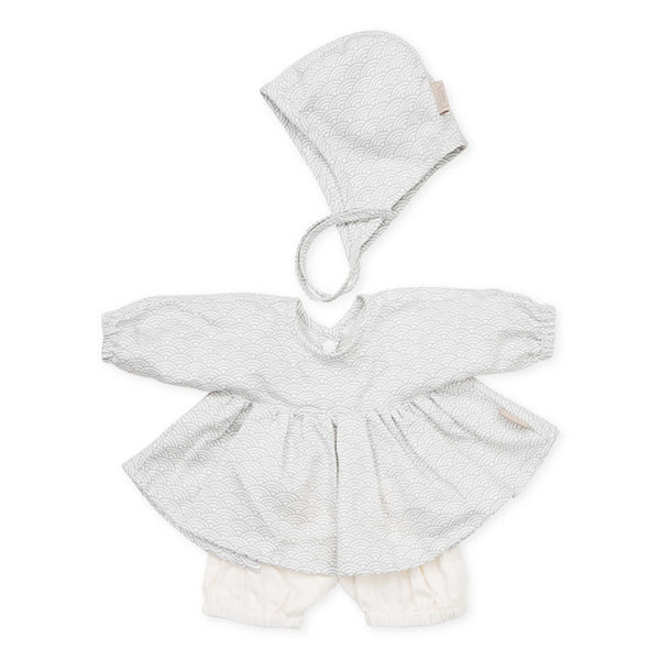 CAM CAM COPENHAGEN | Doll's Clothing Set & Bonnet | Grey Wave