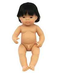 MINILAND Anatomically Correct Baby Doll Asian Boy 38cm
