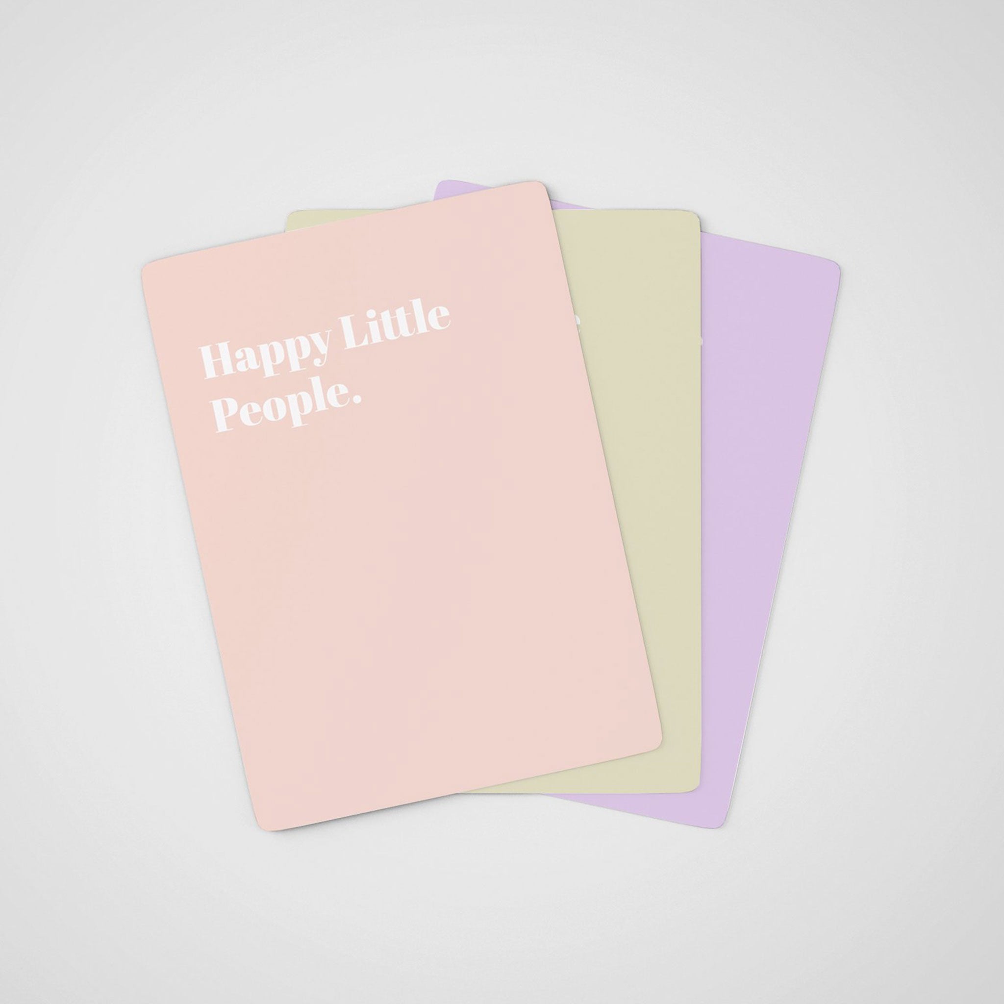 HAPPY LITTLE PEOPLE Card Deck of Creative Games for Baby's First Year of Life