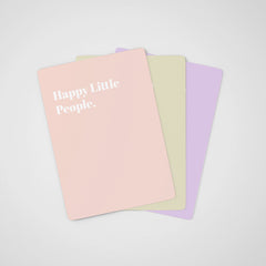 HAPPY LITTLE PEOPLE Card Deck of Creative Games for Baby's First Year of Life