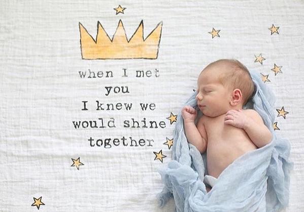 COVETED THINGS | Organic Swaddle | Crown