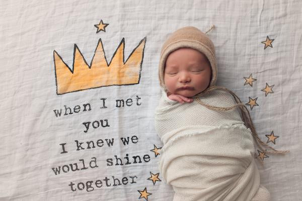 COVETED THINGS | Organic Swaddle | Crown