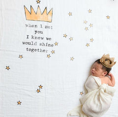 COVETED THINGS | Organic Swaddle | Crown