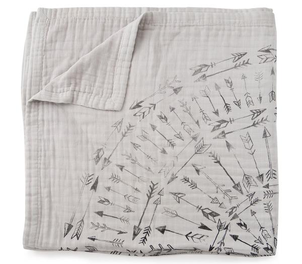 COVETED THINGS |  4 Layer Organic Cotton Happy Cloud Luxury Blanket| Faded Arrows
