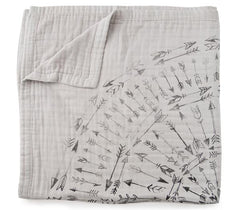 COVETED THINGS |  4 Layer Organic Cotton Happy Cloud Luxury Blanket| Faded Arrows