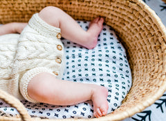 MODERN BURLAP Organic Cotton Muslin Swaddle Blanket XO