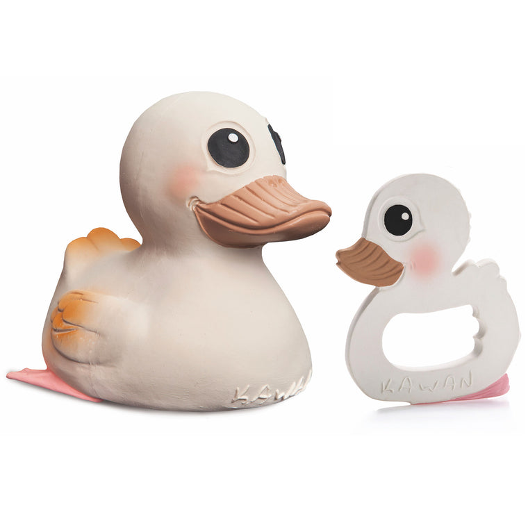 HEVEA Natural Rubber Teether / Kawan Duck Combo
