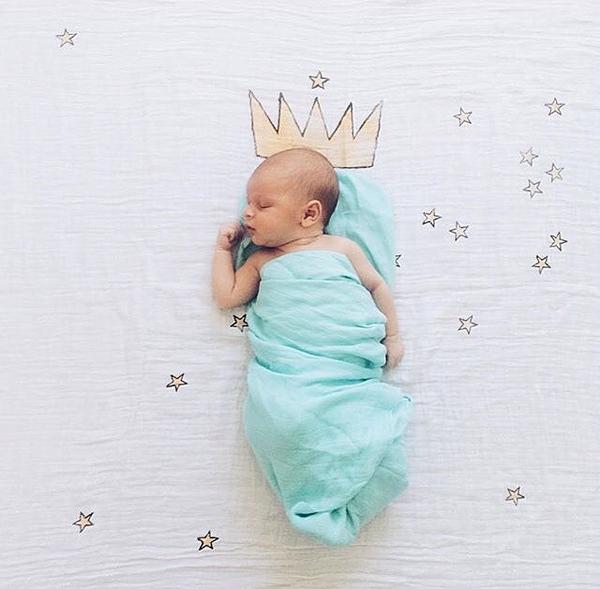 COVETED THINGS | Organic Swaddle | Crown