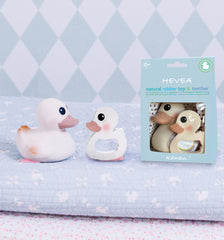 HEVEA Natural Rubber Teether / Kawan Duck Combo
