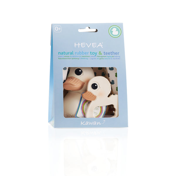 HEVEA Natural Rubber Teether / Kawan Duck Combo