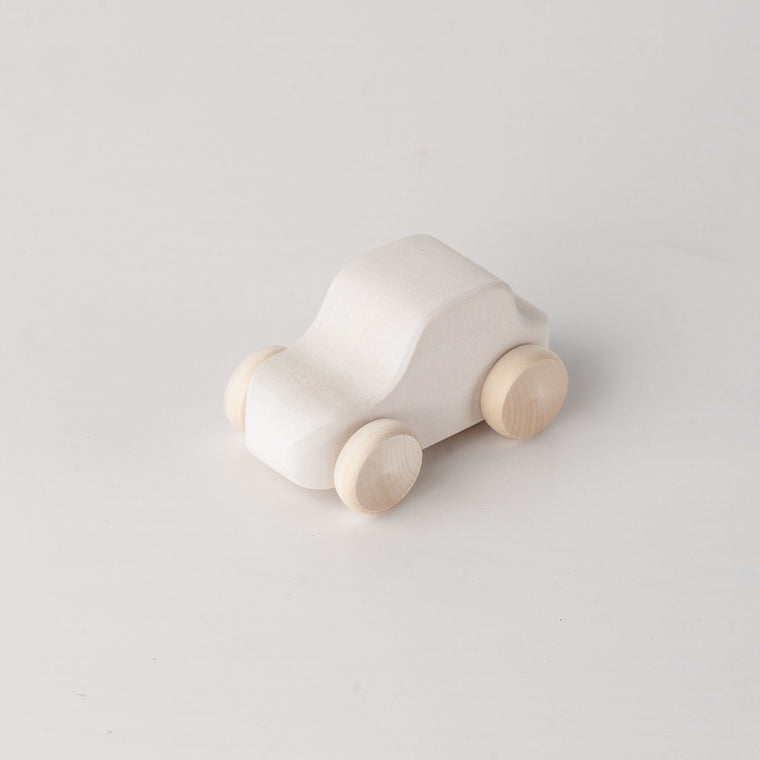 RADUGA GRËZ  | Wooden Toy Car | White