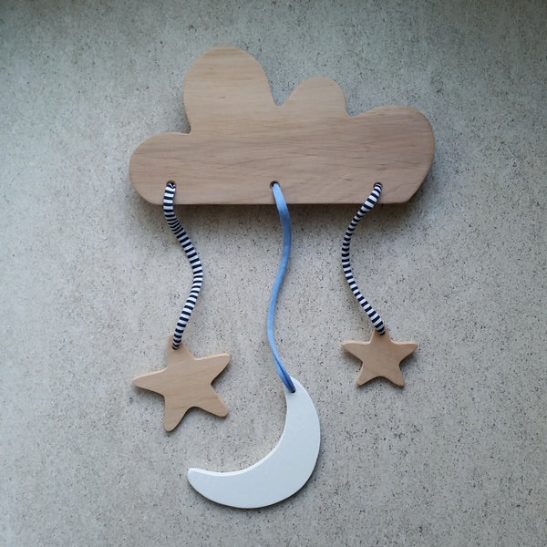 PINCH TOYS Wooden Cloud Mobile