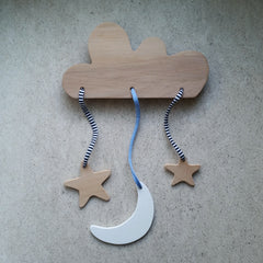 PINCH TOYS Wooden Cloud Mobile