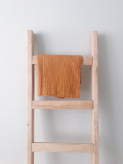 MODERN BURLAP Organic Cotton Muslin Blanket  Autumn Maple