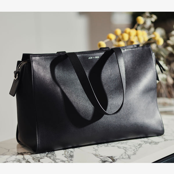 JEM + BEA Margot Changing Bag Black