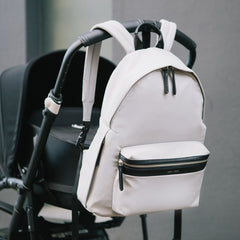 JEM + BEA Jamie Grey Python Backpack Changing Bag