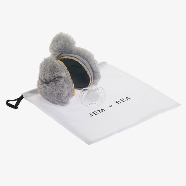 JEM + BEA Dummy Bear Bag Grey