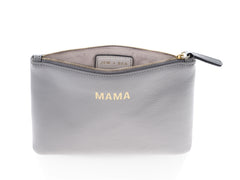 JEM + BEA MAMA clutch Grey white