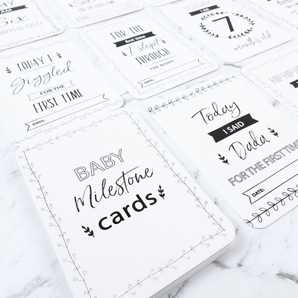 BELLE & GRACE | Baby Milestone Cards