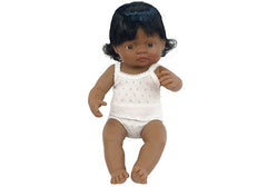 MINILAND Anatomically Correct Baby Doll Latin American Girl 38cm