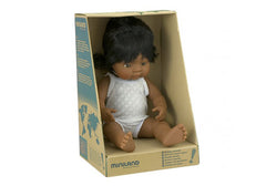 MINILAND Anatomically Correct Baby Doll Latin American Girl 38cm