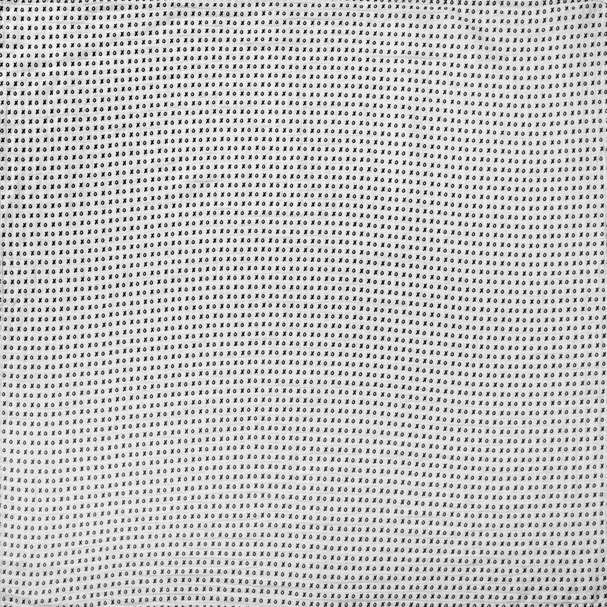 MODERN BURLAP Organic Cotton Muslin Swaddle Blanket XO