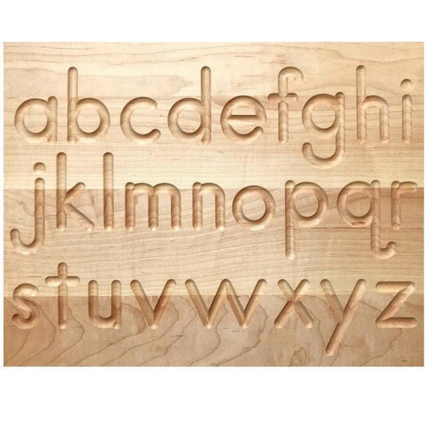 TREASURES FROM JENNIFER | Wooden Alphabet Tracing Board | Upper Case And Lower Case