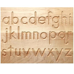 TREASURES FROM JENNIFER | Wooden Alphabet Tracing Board | Upper Case And Lower Case