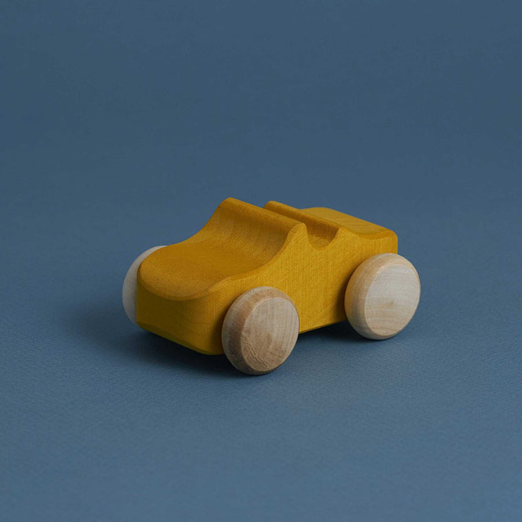 RADUGA GRËZ  | Wooden Toy Car | Mustard