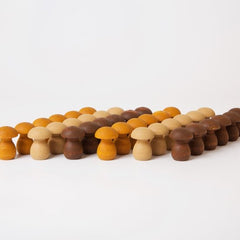 GRAPAT | Mandala Pieces |  Brown Mushrooms