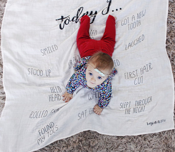 BATZ KIDS |  "Today I" | Milestone Blanket
