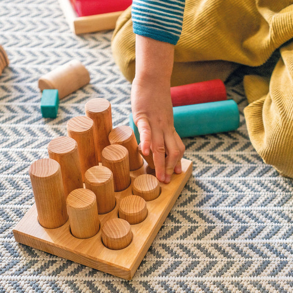 GRIMM'S |  Small Rollers Sorting Game | Natural