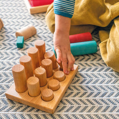 GRIMM'S |  Small Rollers Sorting Game | Natural