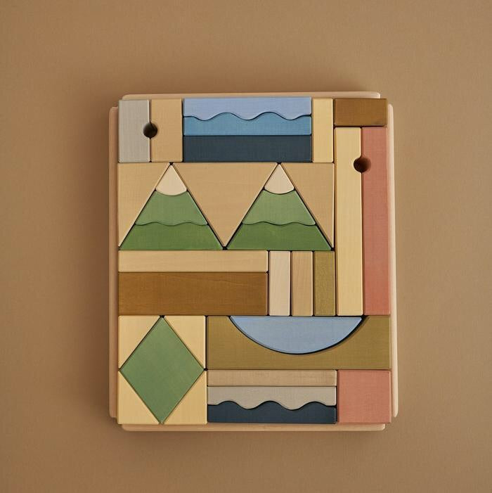 RADUGA GRËZ  | Mountain Set Building Blocks